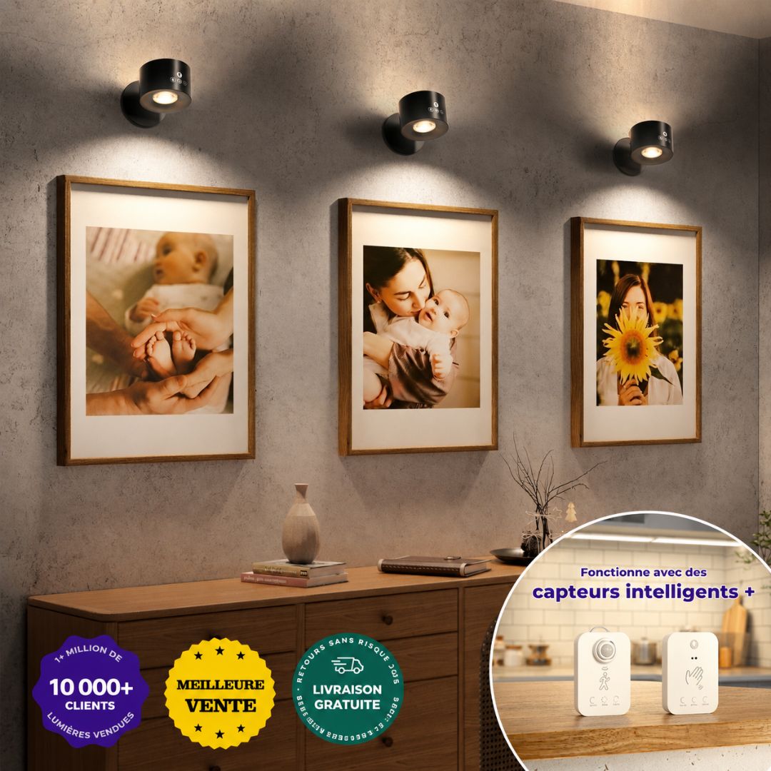 Luméa™ | Lampe murale sans fil