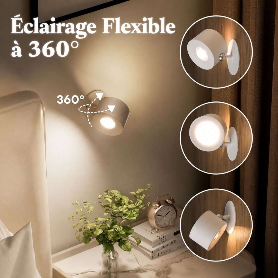 Luméa™ | Lampe murale sans fil