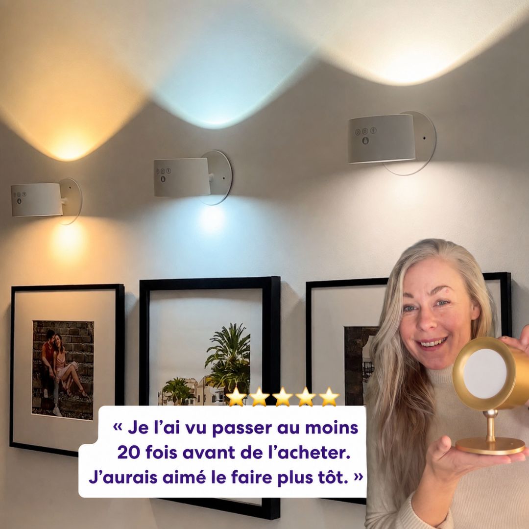 Luméa™ | Lampe murale sans fil