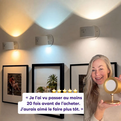Luméa™ | Lampe murale sans fil